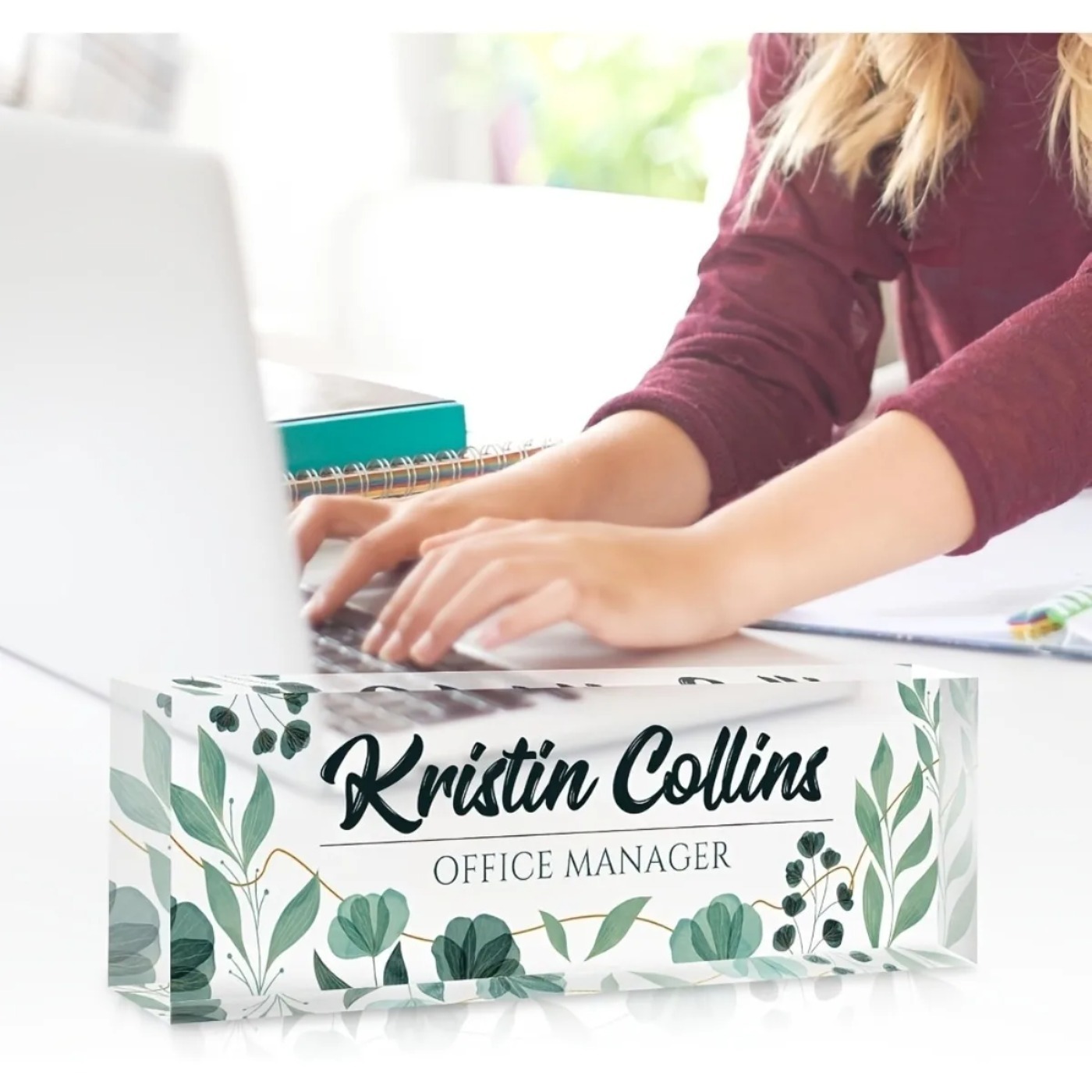 [2D Flat] Personalized Acrylic - Desk Name Plate บทวิจารณ์และราคา