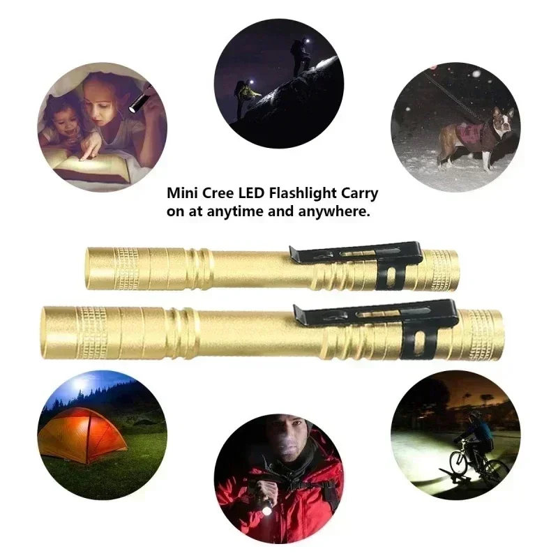 Mini Portable LED Pen Light wi - Stationery Supply บทวิจารณ์และราคา