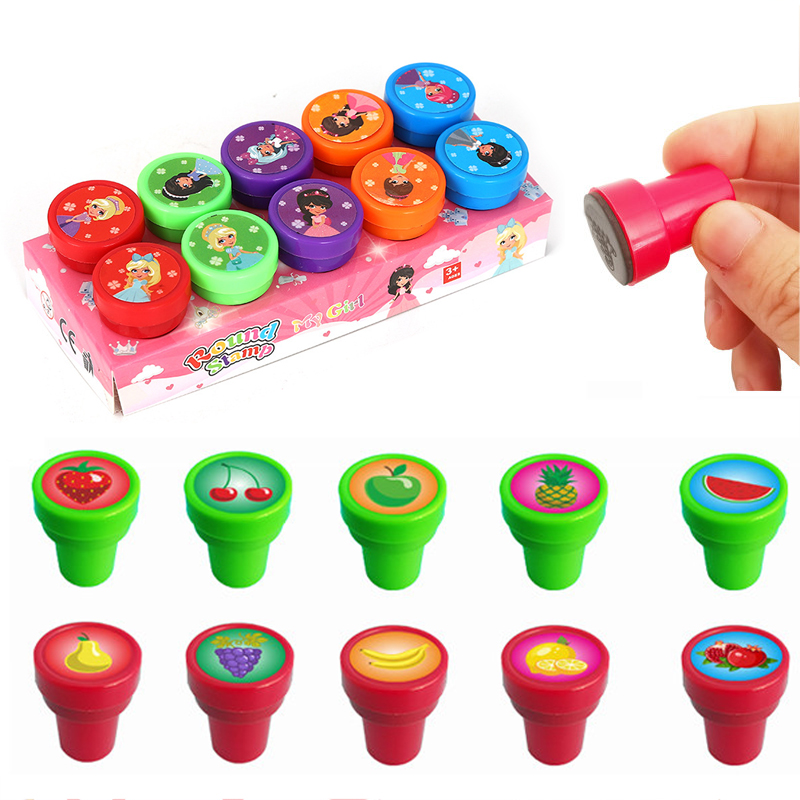 10pcs/box Assorted Stamps Self - Self Inking Stamp บทวิจารณ์และราคา