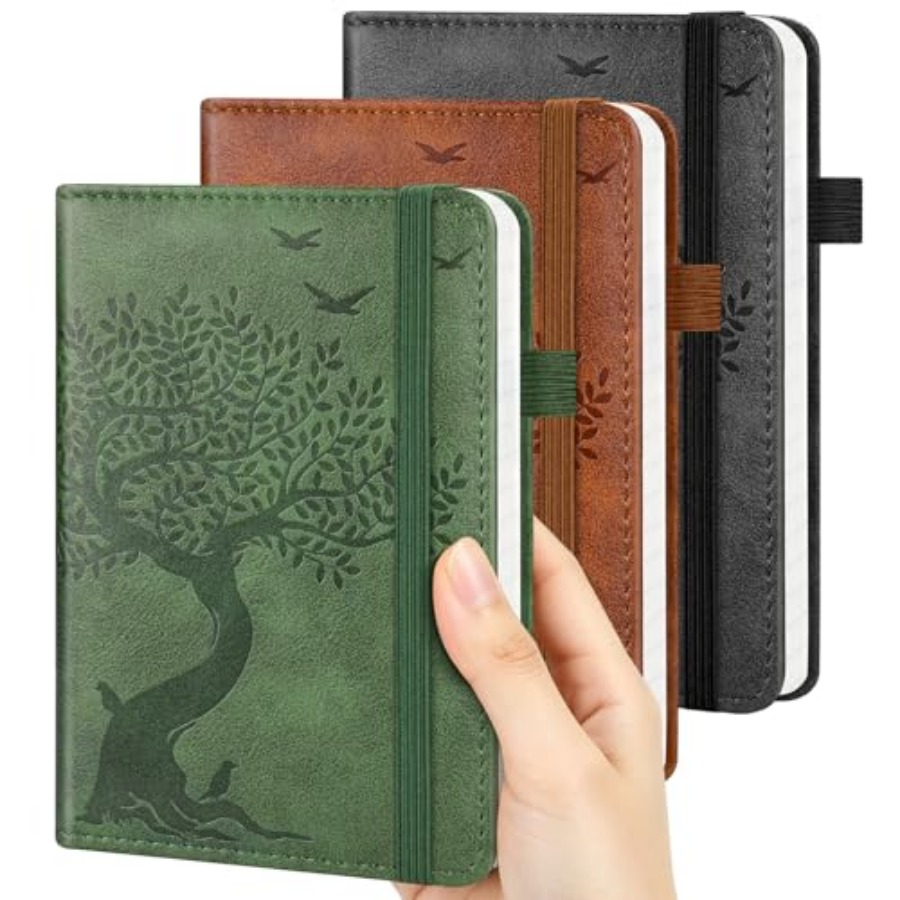 A6 Pocket Notebook Lined Journ - Journal Leather Hardcover บทวิจารณ์และราคา