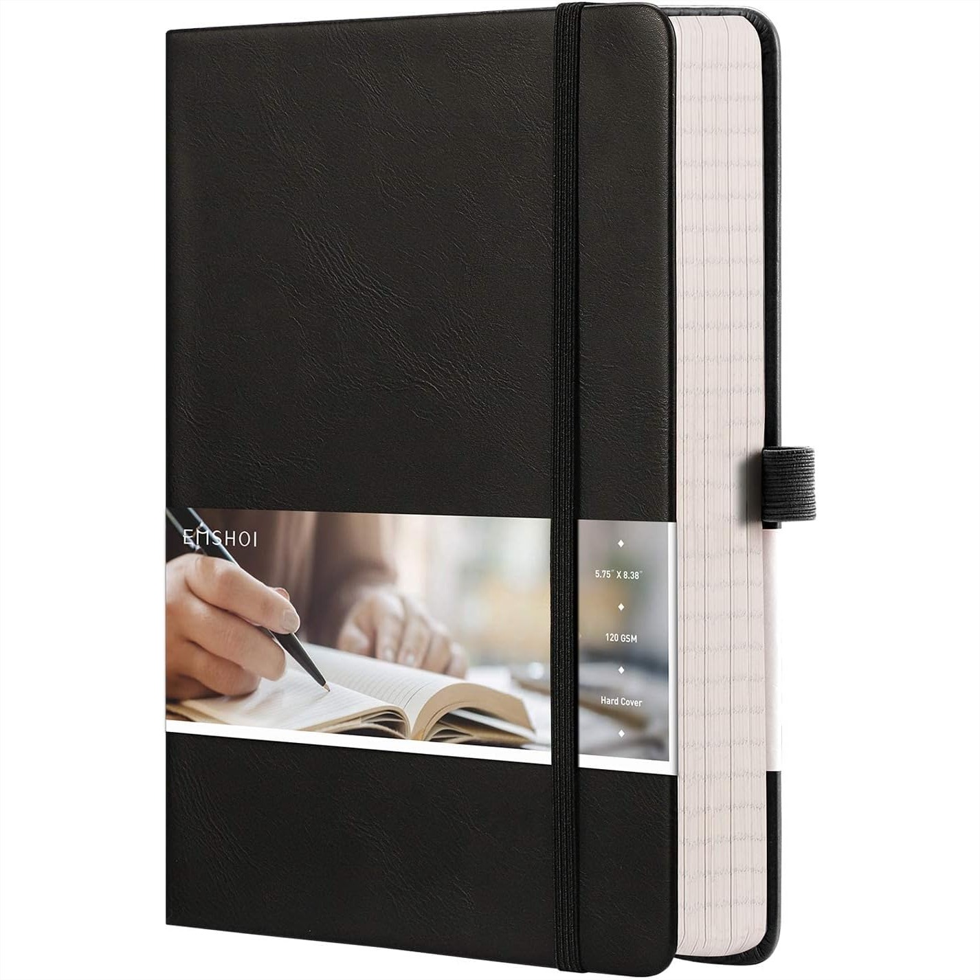 A5 Graph Notebook 256 Pages Ha - Journal Leather Hardcover บทวิจารณ์และราคา