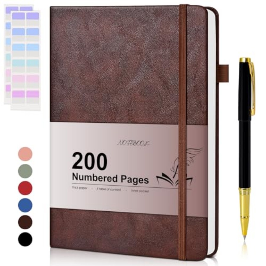 Lined Journal Notebook for Men - Journal Leather Hardcover บทวิจารณ์และราคา