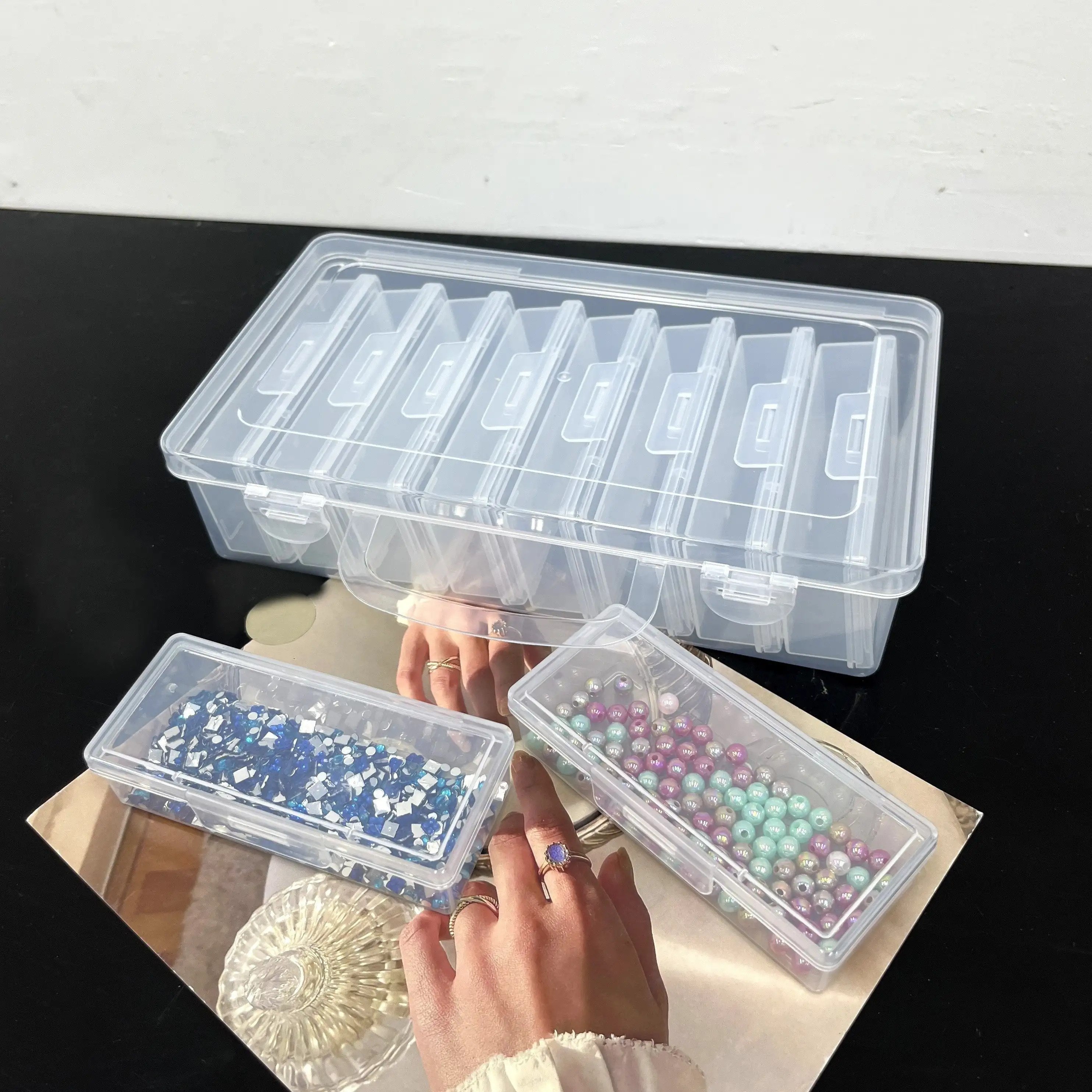 Transparent Plastic Storage Bo - Stationery Office Supply Store บทวิจารณ์และราคา