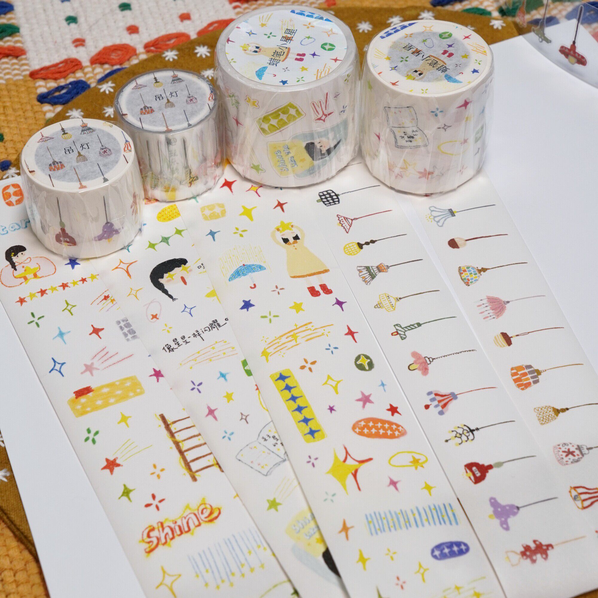 Wanle Studio Vintage Lovely St - Washi Tape Set บทวิจารณ์และราคา