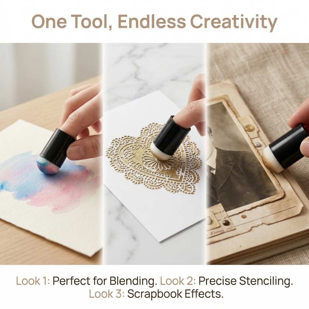 5/10/20Pcs Finger Sponge Stamp - Self Inking Stamp บทวิจารณ์และราคา