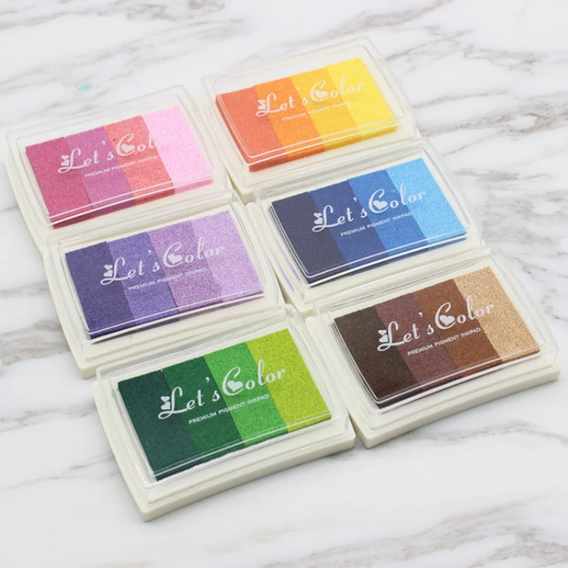1PCS 4 colors Inkpad Ink stamp - Self Inking Stamp บทวิจารณ์และราคา