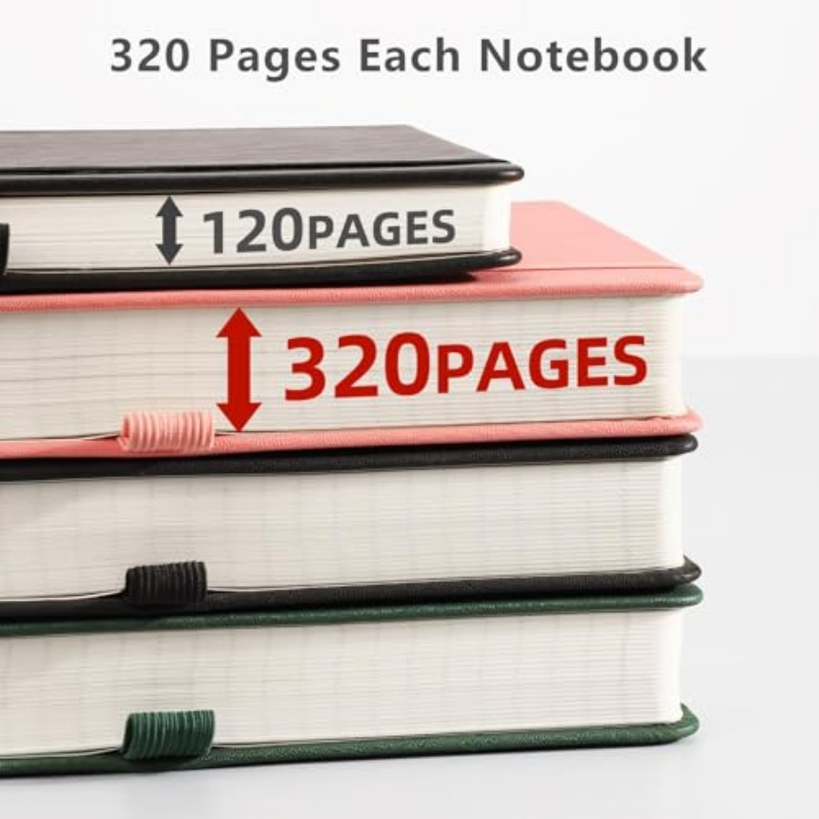 Thick Journal Lined Notebook - - Journal Leather Hardcover บทวิจารณ์และราคา