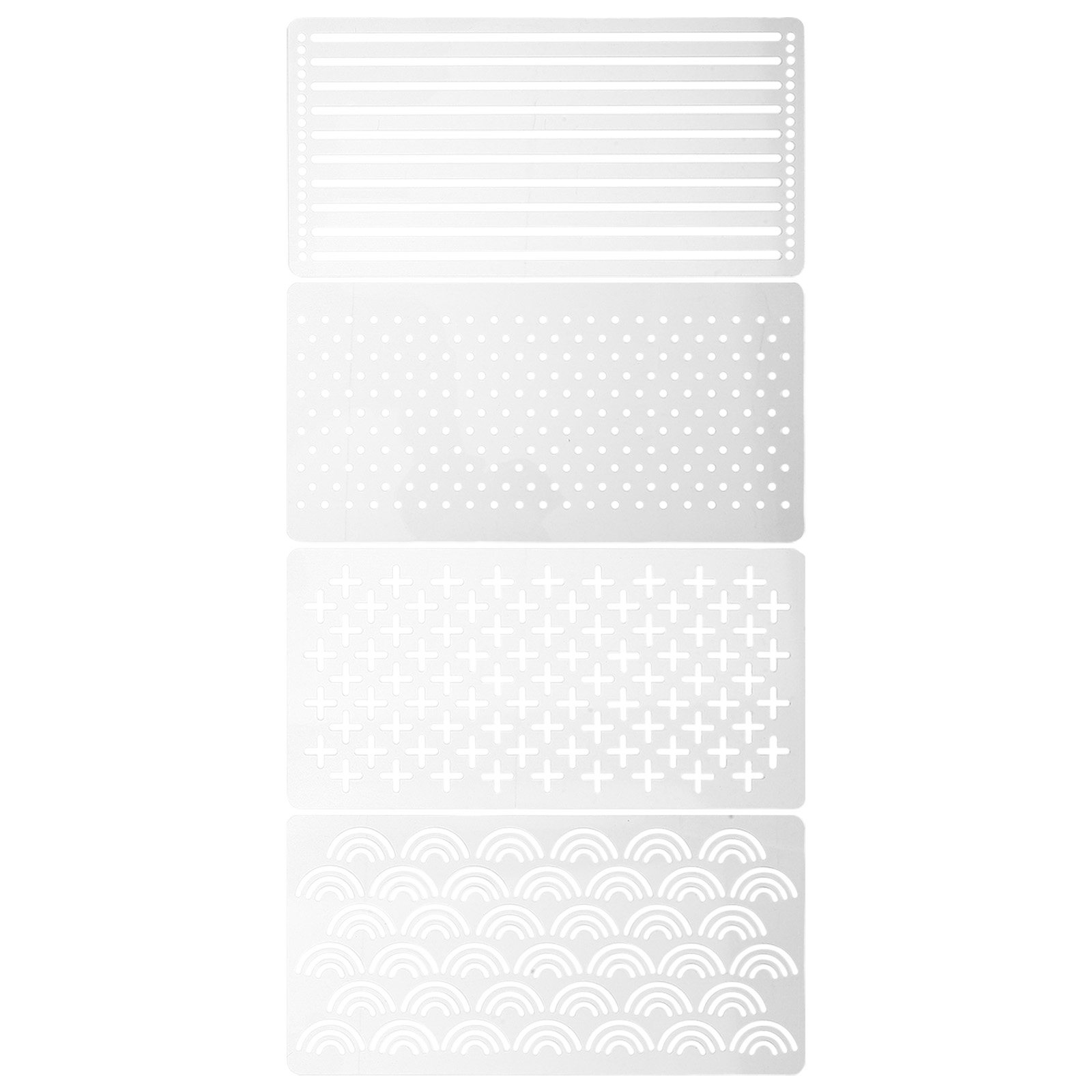 4Pcs Acrylic Quilting Template - Ruler Set Transparent บทวิจารณ์และราคา