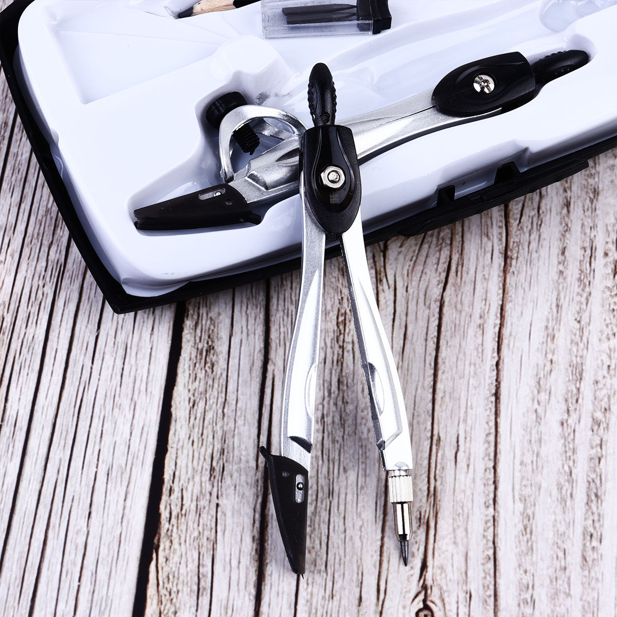 8 Pieces Drawing Kit Metal Com - Compass Geometry Set บทวิจารณ์และราคา