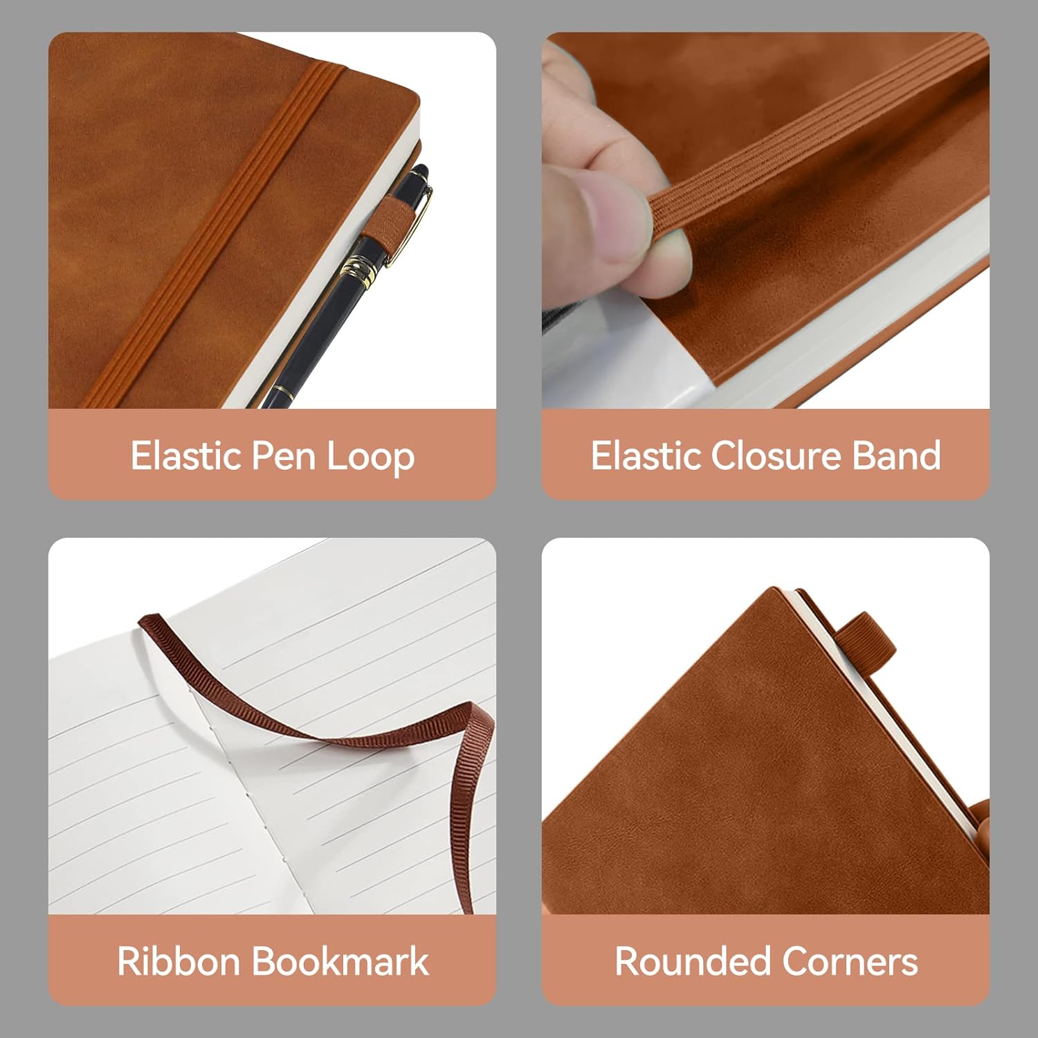 A5 Leather Journal Notebook 20 - Journal Leather Hardcover บทวิจารณ์และราคา