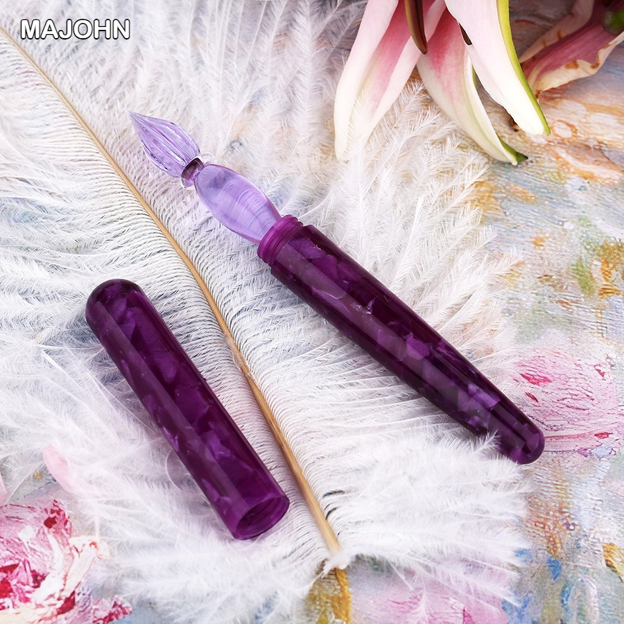 MAJOHN N10 Resin Handmade Glas - Fountain Pen Ink บทวิจารณ์และราคา