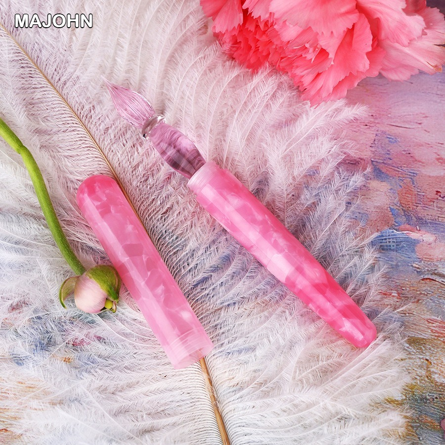 MAJOHN N10 Resin Handmade Glas - Fountain Pen Ink บทวิจารณ์และราคา