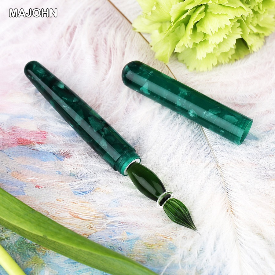 MAJOHN N10 Resin Handmade Glas - Fountain Pen Ink บทวิจารณ์และราคา
