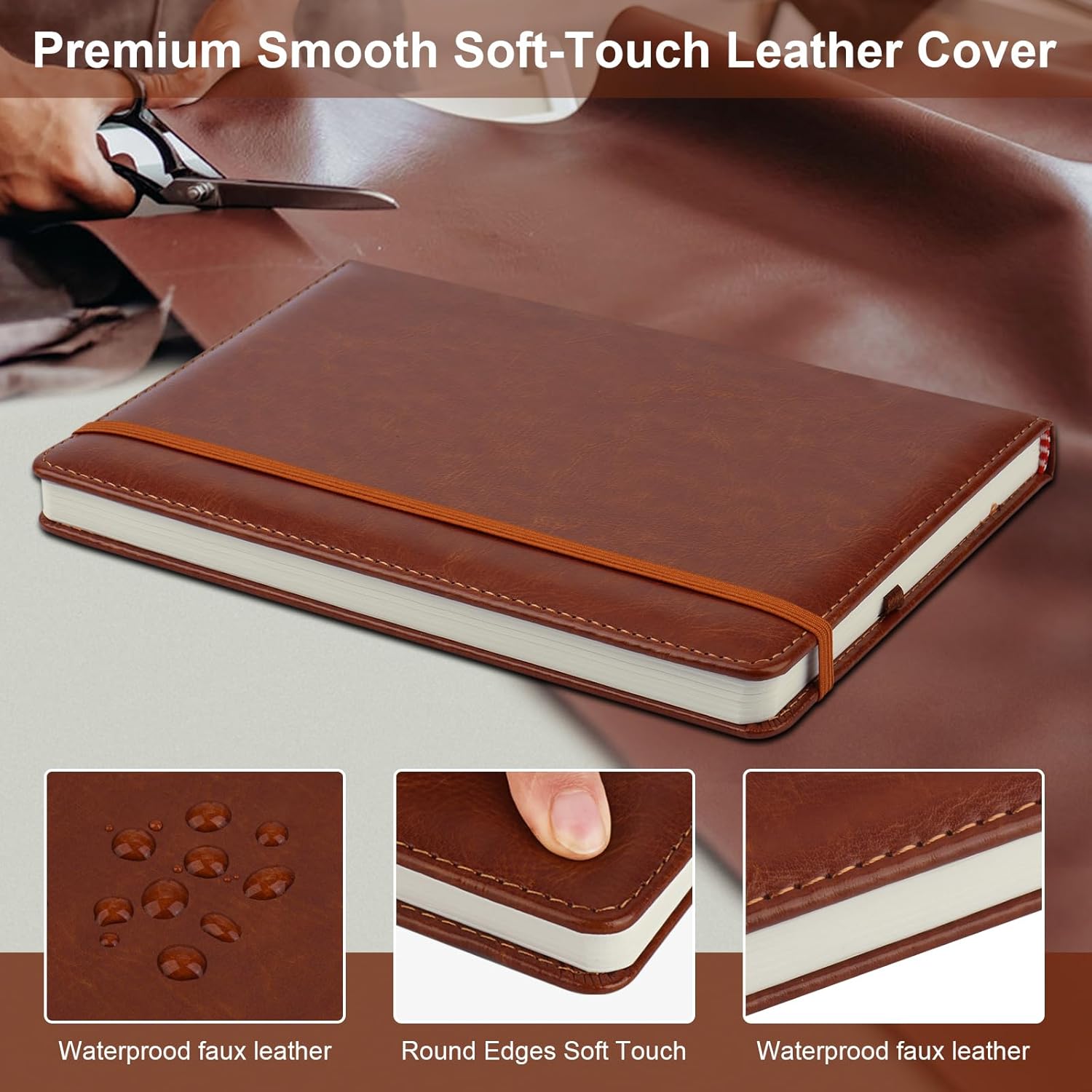 6 Pack Lined Journal Notebooks - Journal Leather Hardcover บทวิจารณ์และราคา