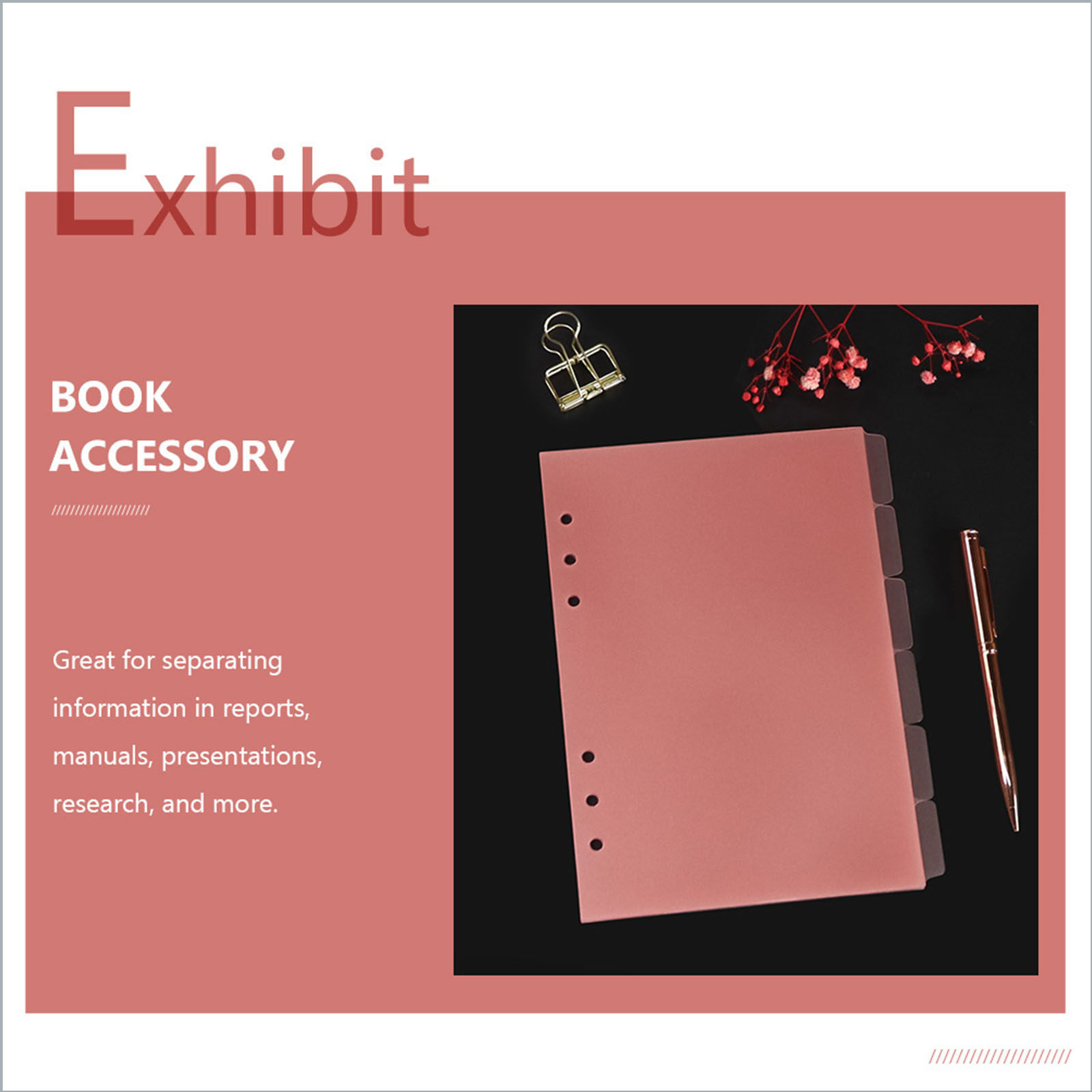 6Pcs Notebook Dividers with Wr - Index Tab Divider บทวิจารณ์และราคา