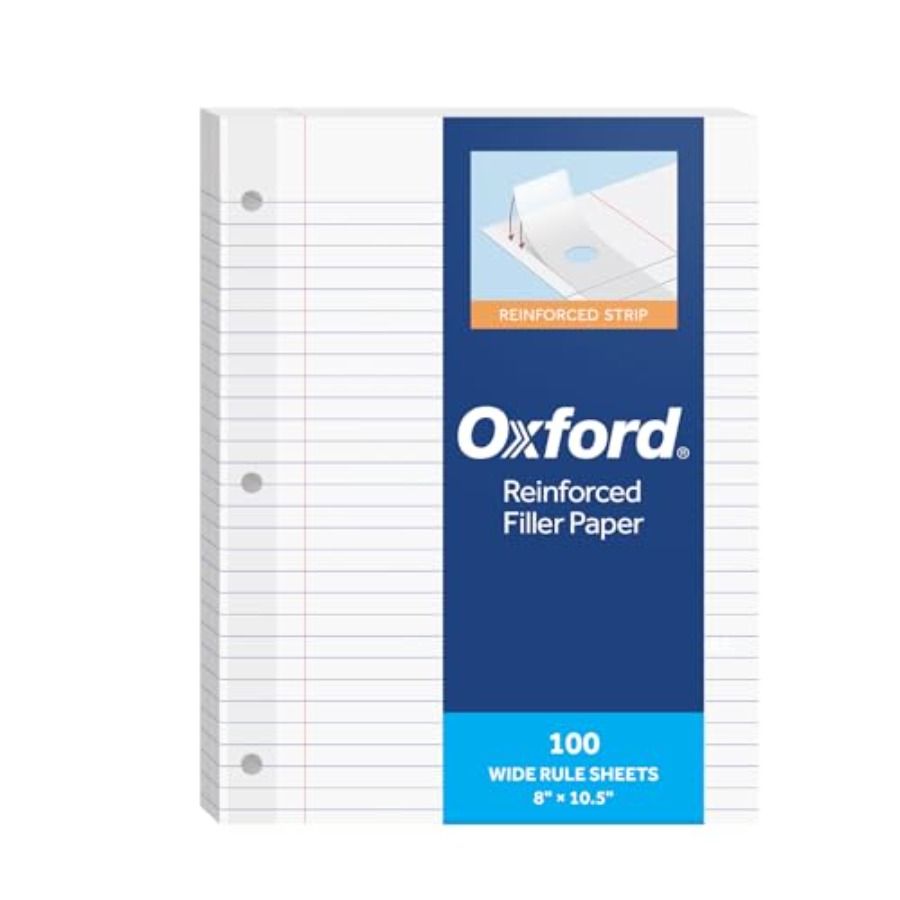 Reinforced Filler Paper, 8 x 1 - Paper Punch 3 Hole บทวิจารณ์และราคา