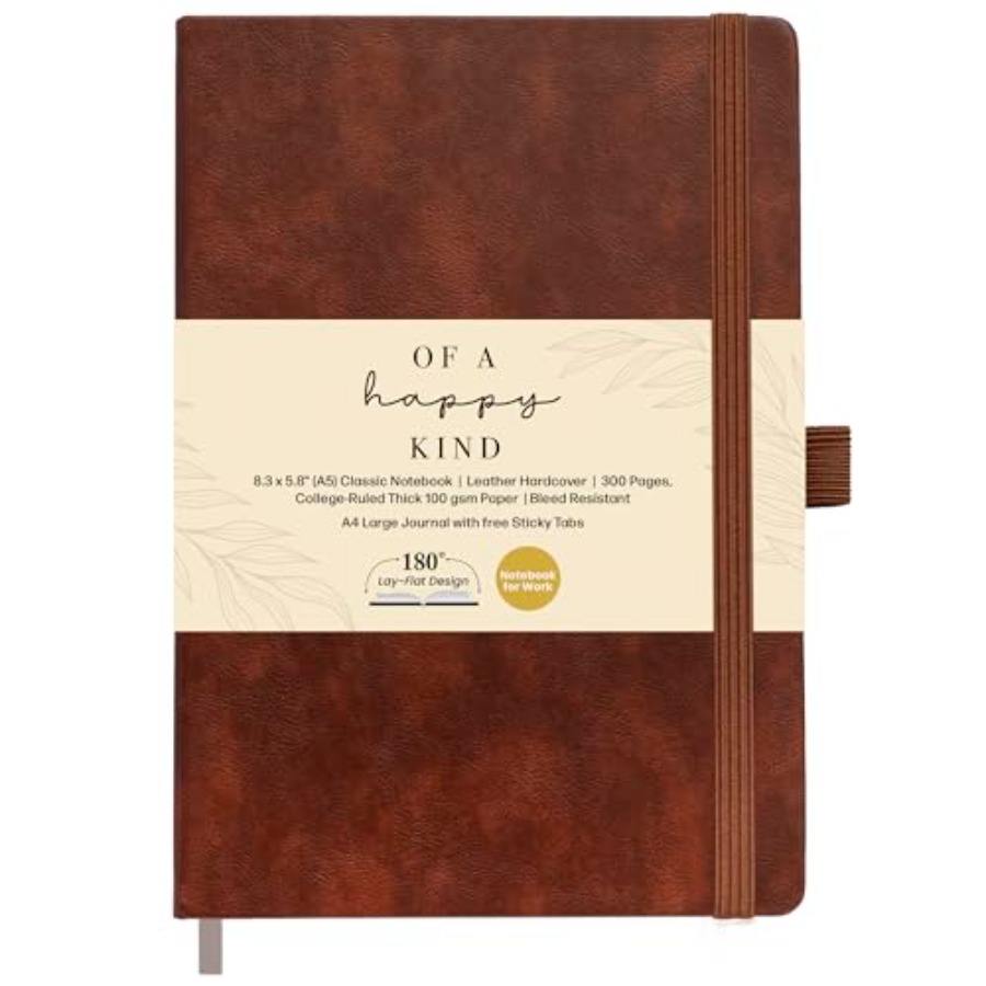 Lined Leather Bound Journal No - Journal Leather Hardcover บทวิจารณ์และราคา