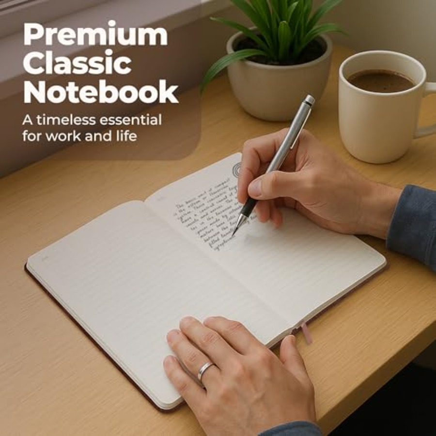 Lined Leather Bound Journal No - Journal Leather Hardcover บทวิจารณ์และราคา