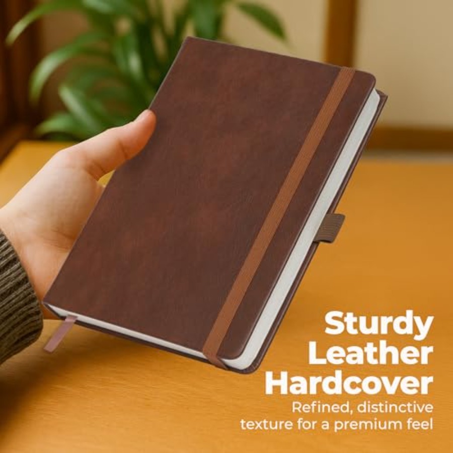 Lined Leather Bound Journal No - Journal Leather Hardcover บทวิจารณ์และราคา