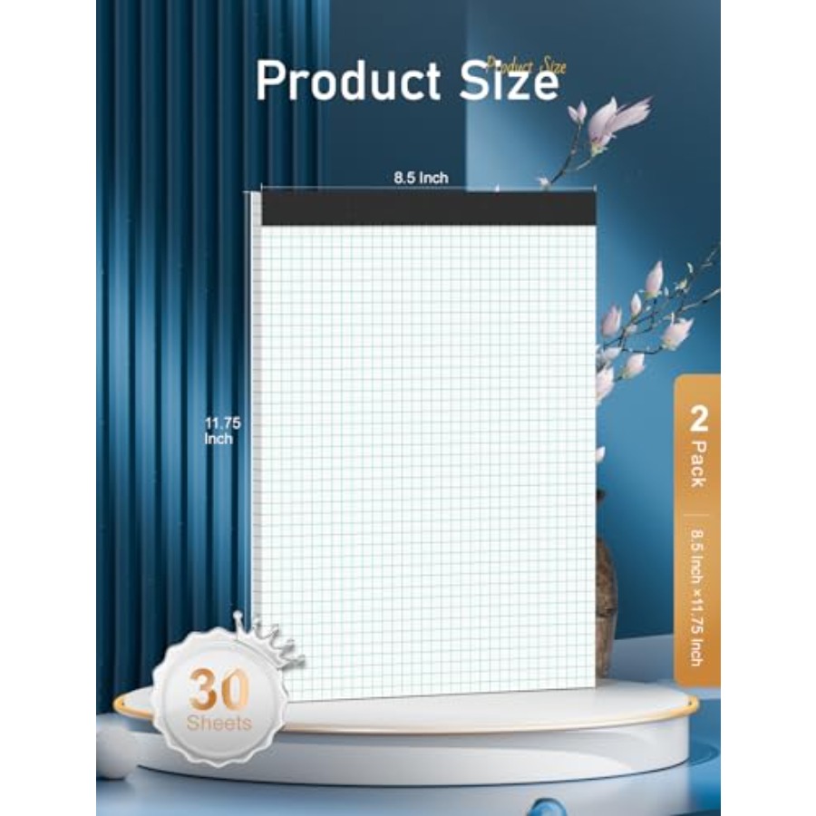 Graph Paper Pad 11, 2 Pack, 44 - Graph Paper Pad บทวิจารณ์และราคา