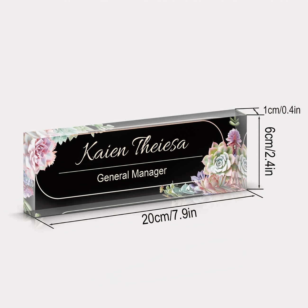 Custom Acrylic Desk Name Plate - Desk Name Plate บทวิจารณ์และราคา