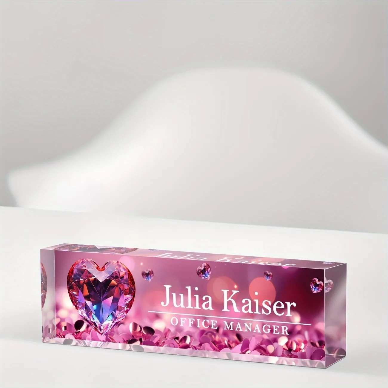 1pc Personalized Acrylic Desk  - Desk Name Plate บทวิจารณ์และราคา