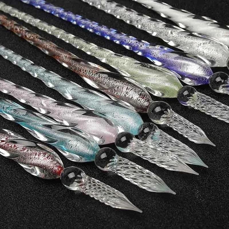 Colored Crystal Glass Dip Pen  - Fountain Pen Ink บทวิจารณ์และราคา
