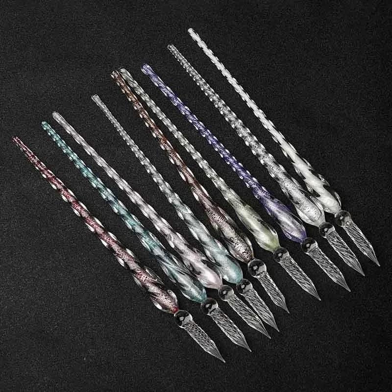 Colored Crystal Glass Dip Pen  - Fountain Pen Ink บทวิจารณ์และราคา