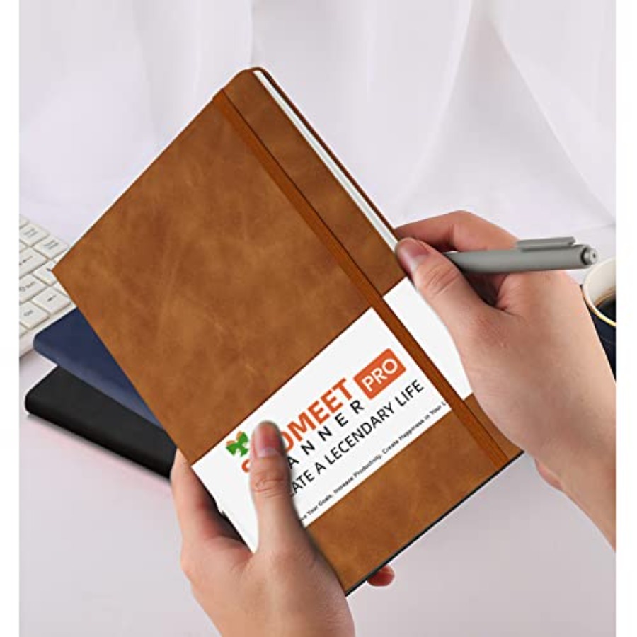 Lined Journal Notebook, 200 Pa - Journal Leather Hardcover บทวิจารณ์และราคา