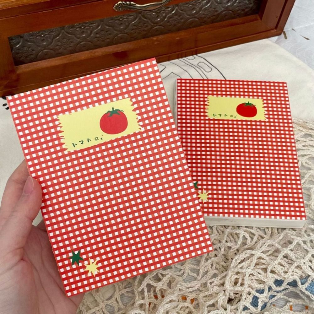 A6 Cute Tomato Notebook Pocket - Graph Paper Pad บทวิจารณ์และราคา