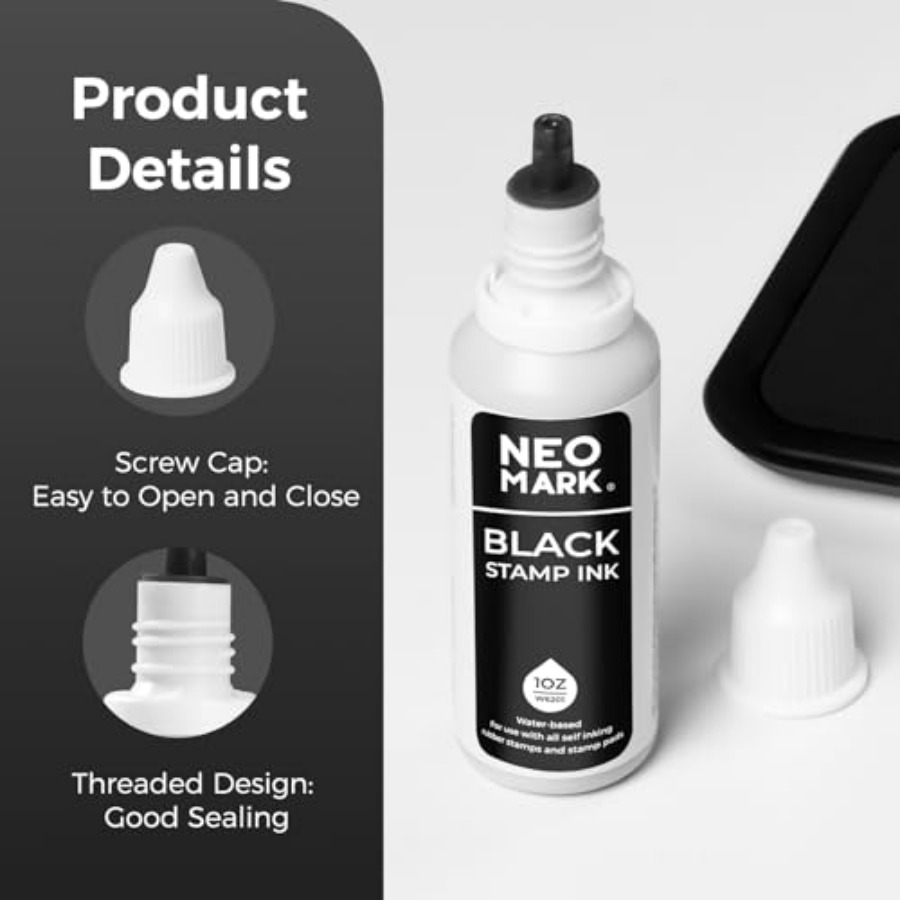 Premium Stamp Ink, 2 Pack Quic - Self Inking Stamp บทวิจารณ์และราคา