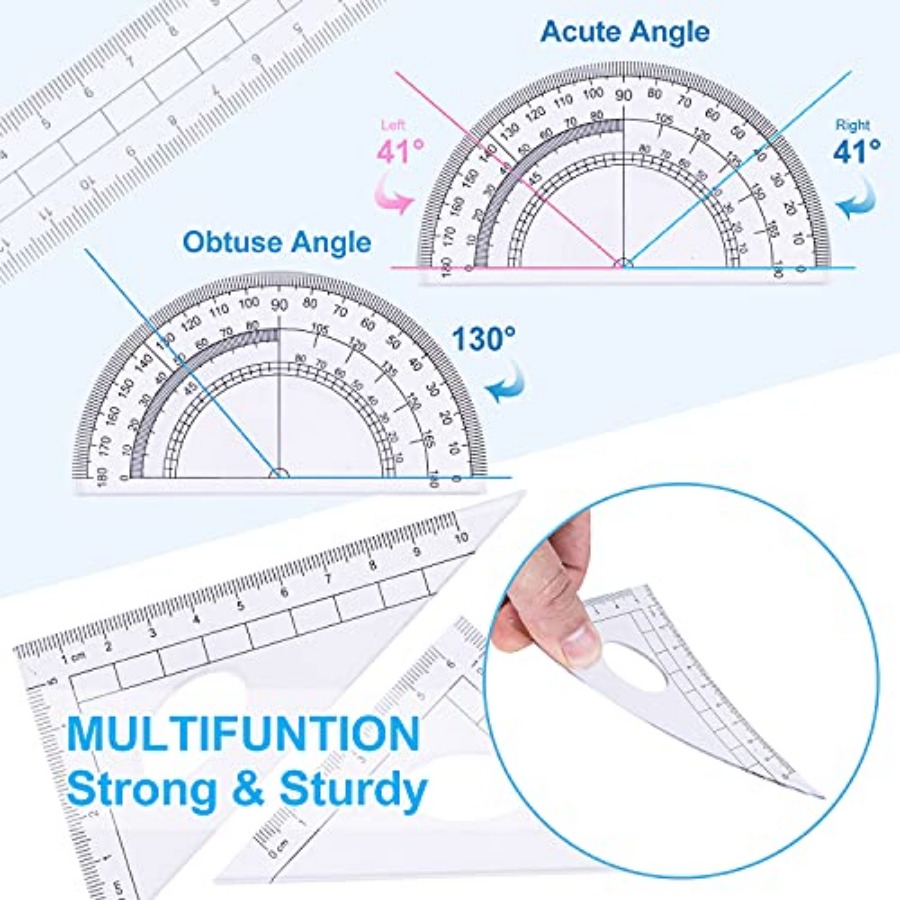 Math Geometry Kit Set 10 Piece - Compass Geometry Set บทวิจารณ์และราคา
