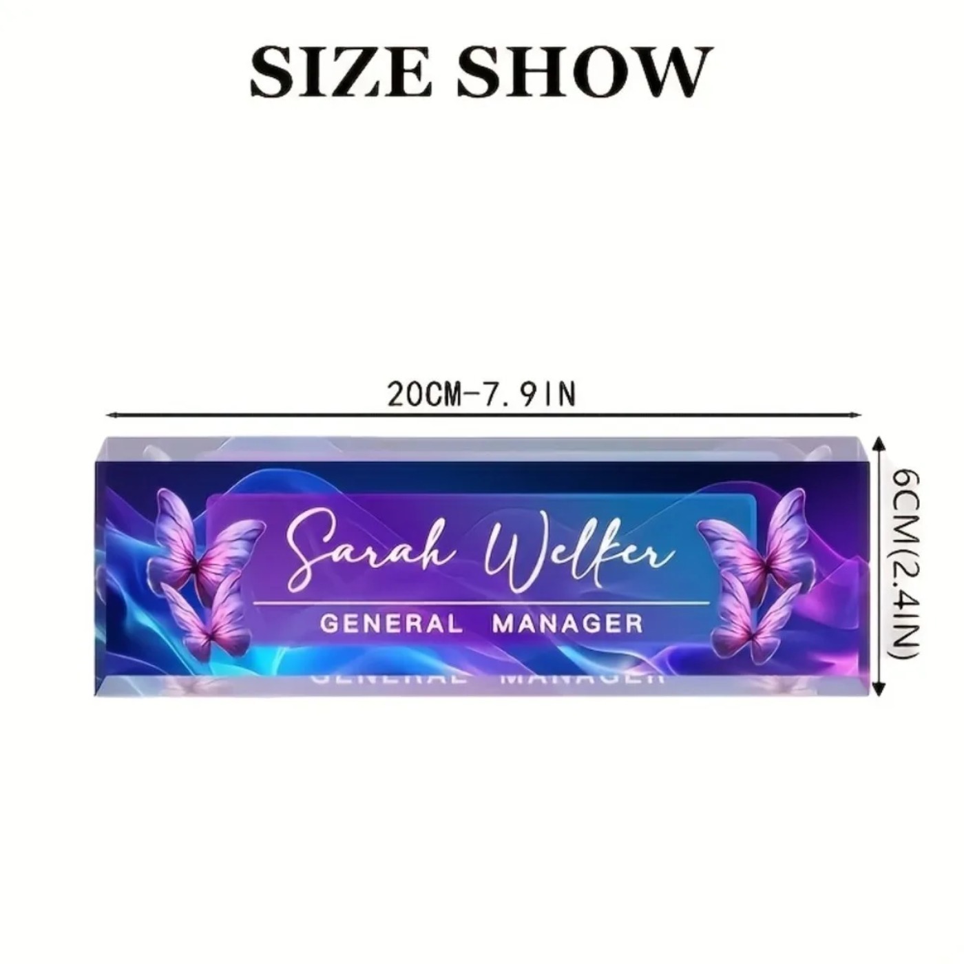 1pc Custom Design Position & T - Desk Name Plate บทวิจารณ์และราคา