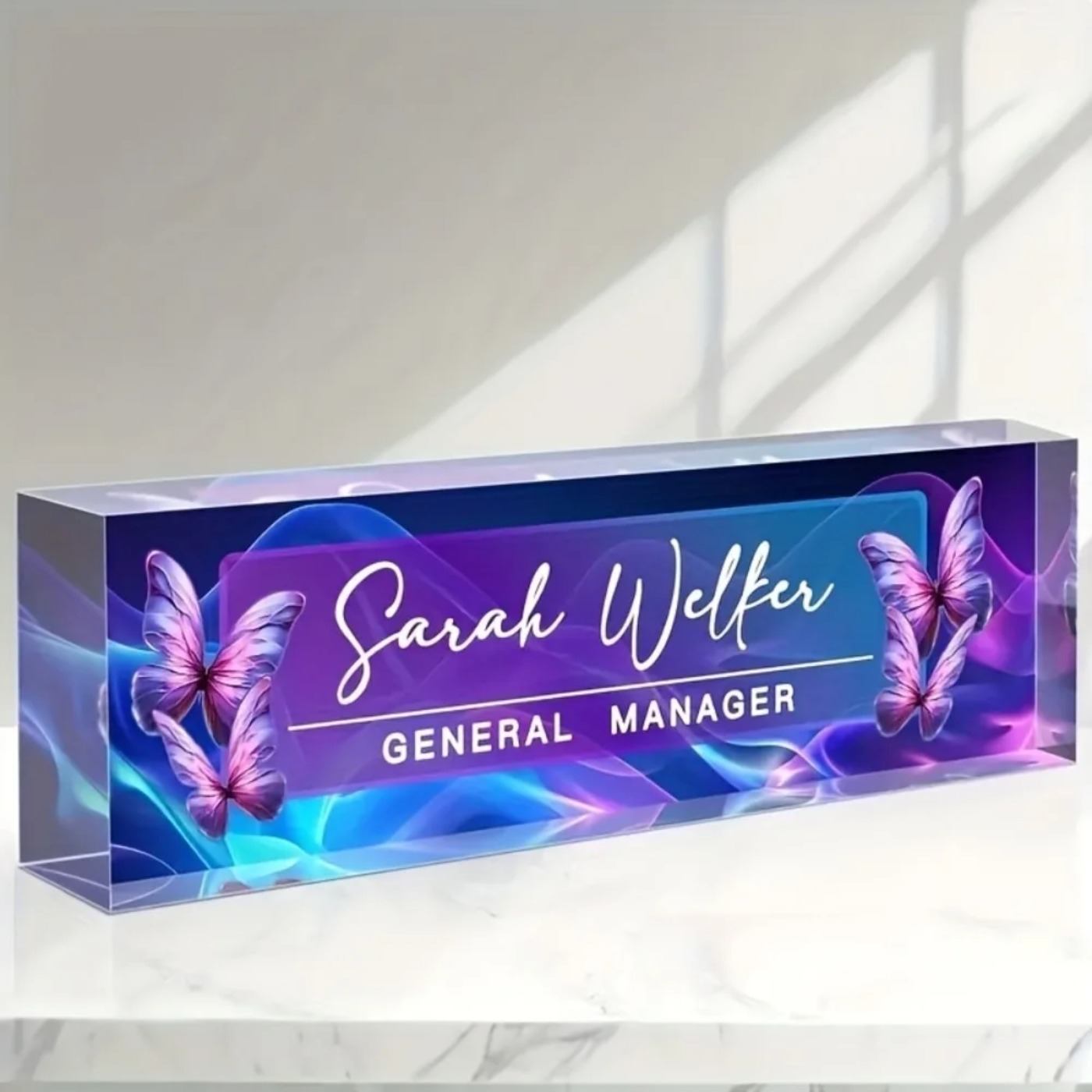 1pc Custom Design Position & T - Desk Name Plate บทวิจารณ์และราคา
