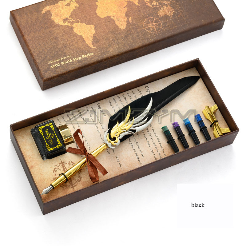New Feather Pen Luxury Fountai - Fountain Pen Ink บทวิจารณ์และราคา