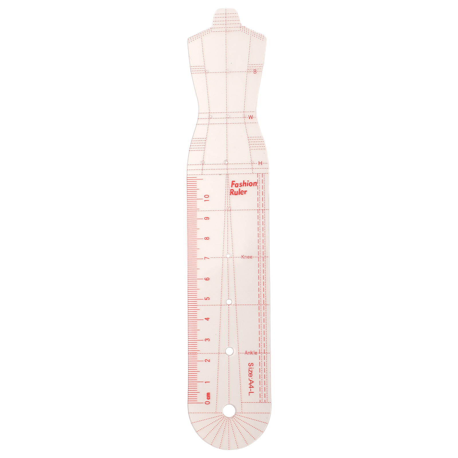 Transparent Plastic Fashion De - Ruler Set Transparent บทวิจารณ์และราคา