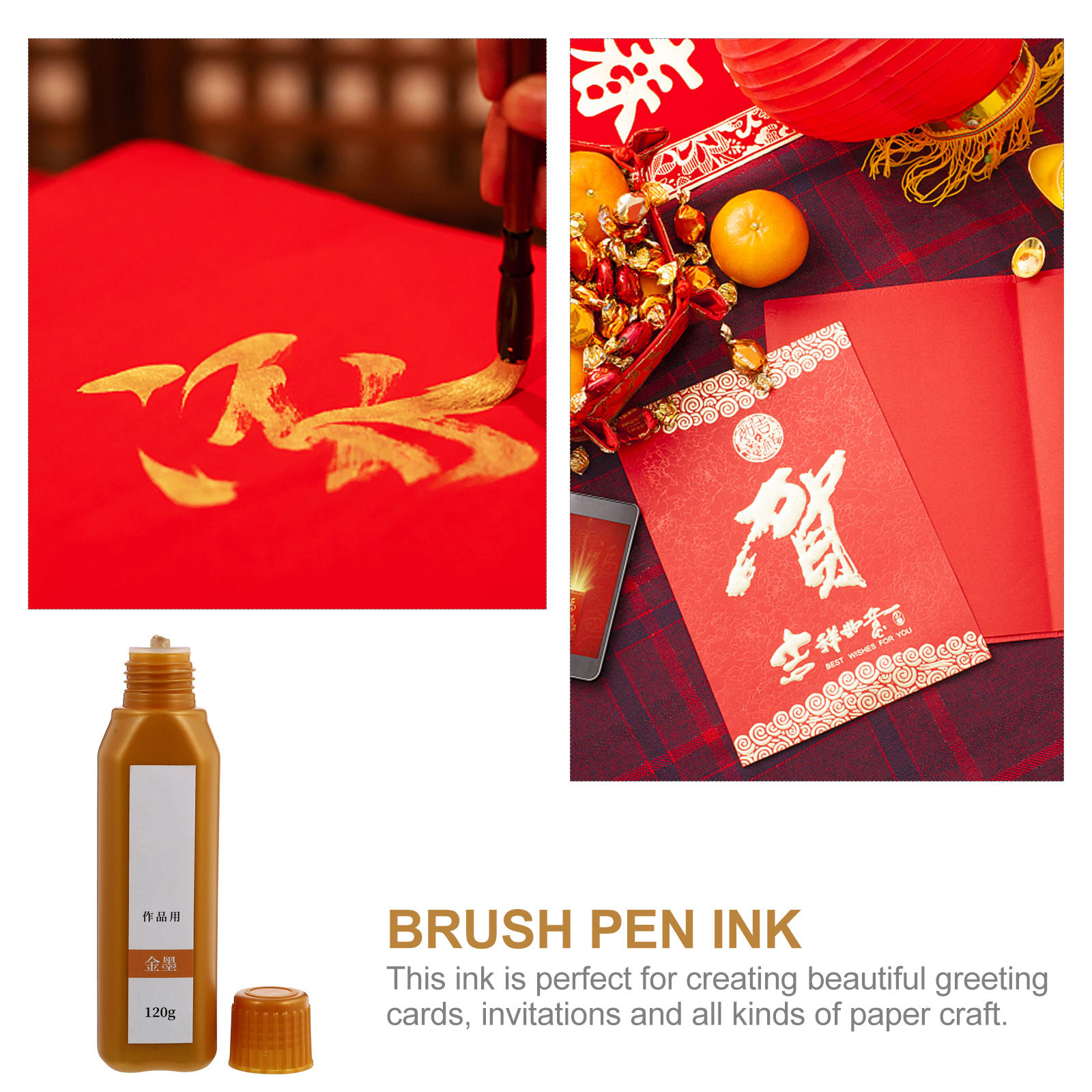 1 Bottle Brush Calligraphy Ink - Calligraphy Ink Bottle บทวิจารณ์และราคา
