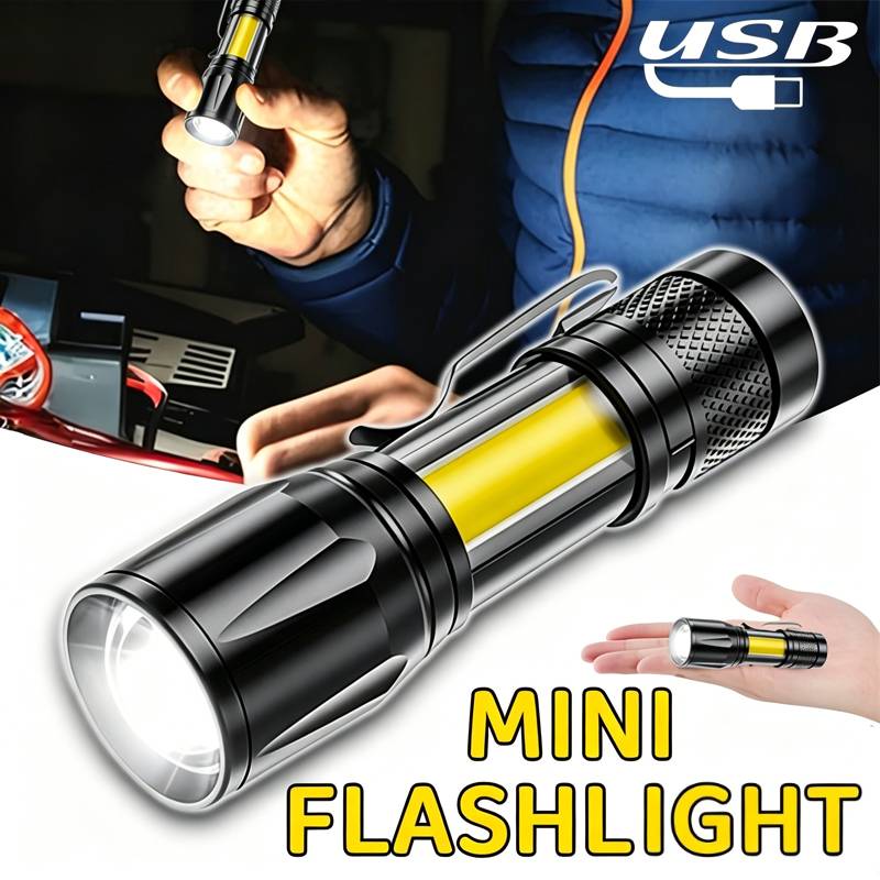 Mini LED Flashlight COB Floodl - Stationery Supply บทวิจารณ์และราคา