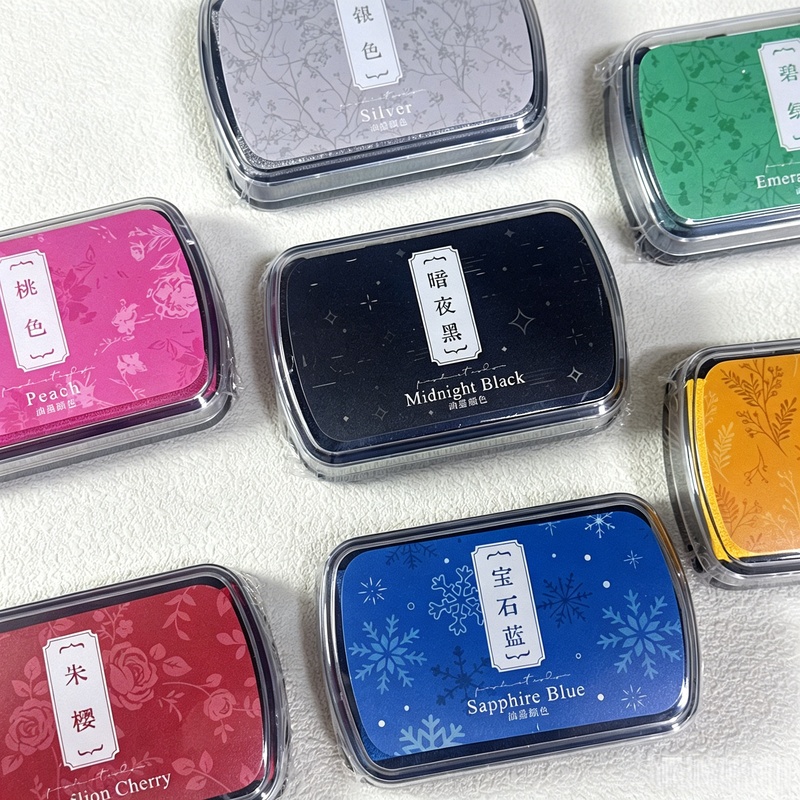 1pc Oil-Based Ink Pad, Colorfu - Self Inking Stamp บทวิจารณ์และราคา