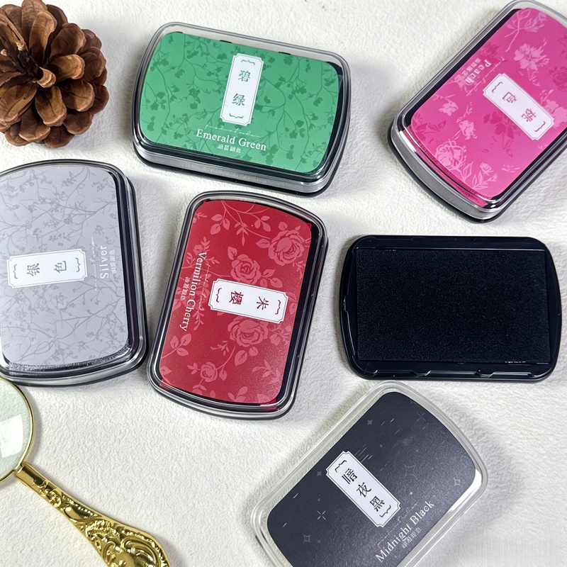 1pc Oil-Based Ink Pad, Colorfu - Self Inking Stamp บทวิจารณ์และราคา
