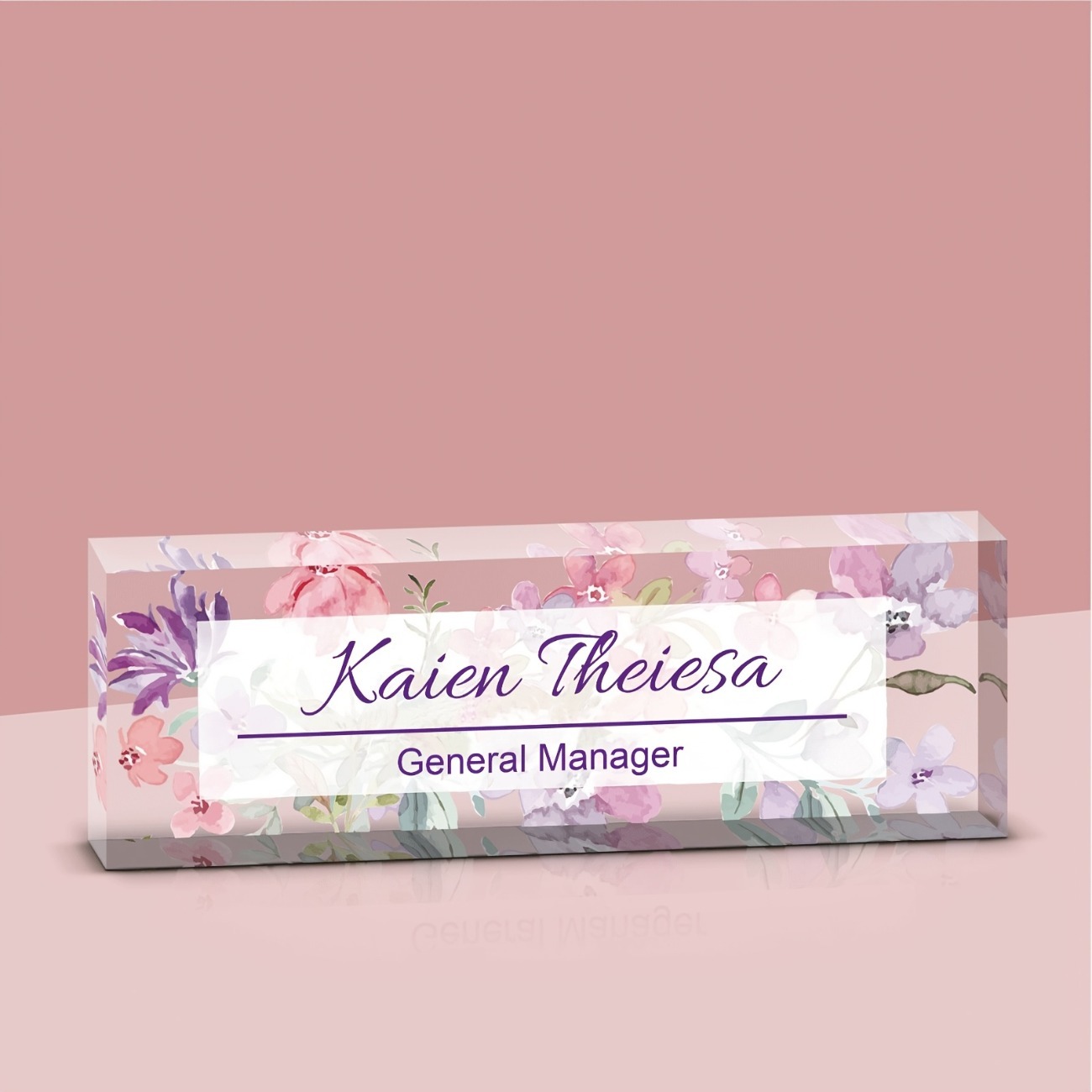 Custom Acrylic Desk Name Plate - Desk Name Plate บทวิจารณ์และราคา