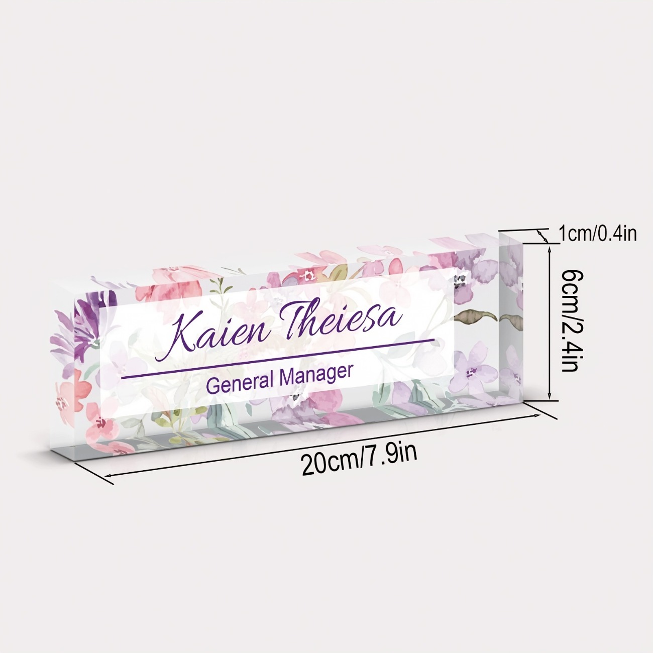 Custom Acrylic Desk Name Plate - Desk Name Plate บทวิจารณ์และราคา