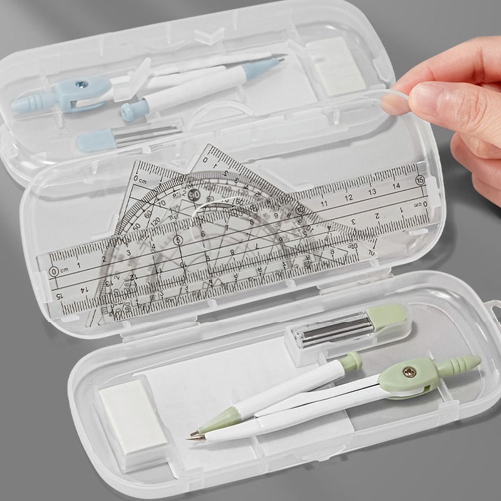 8PCS/Set Plastic Ruler Compass - Compass Geometry Set บทวิจารณ์และราคา