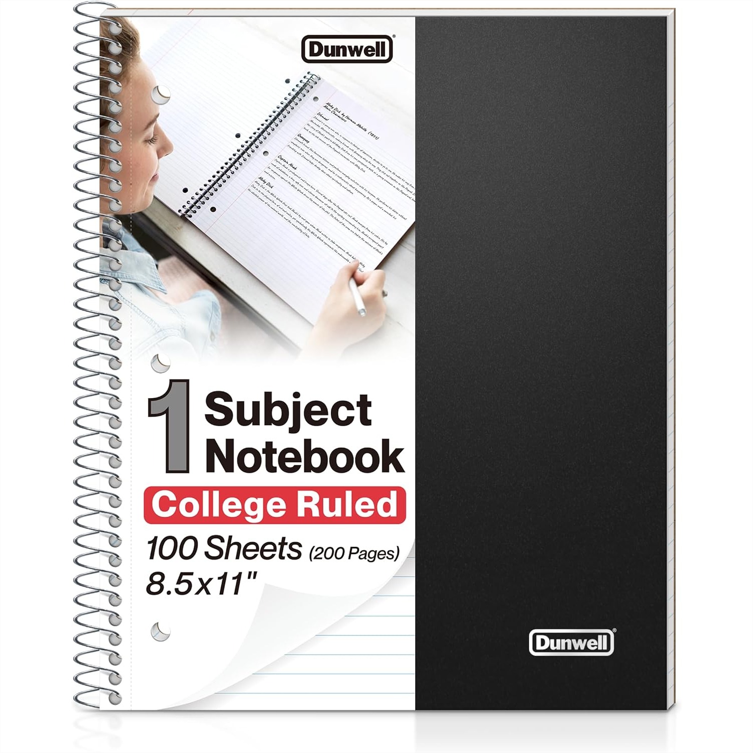 College Ruled Spiral Notebook  - Paper Punch 3 Hole บทวิจารณ์และราคา