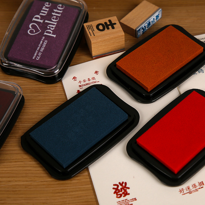12 Colors Vintage Solid Color  - Self Inking Stamp บทวิจารณ์และราคา
