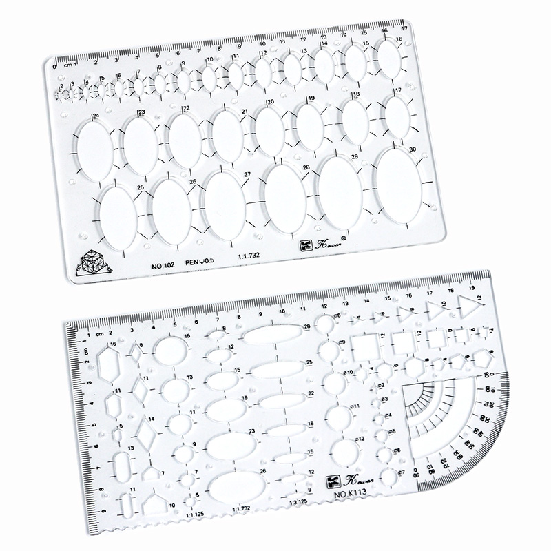 Transparent drawing size squar - Ruler Set Transparent บทวิจารณ์และราคา