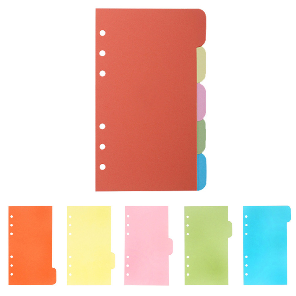 25Pcs A6 Color Dividers Refill - Index Tab Divider บทวิจารณ์และราคา