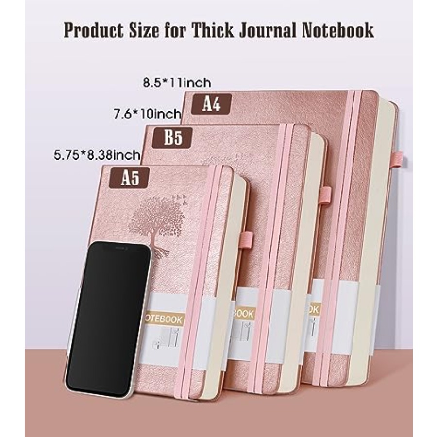 Journal Notebook -365 Pages Th - Journal Leather Hardcover บทวิจารณ์และราคา