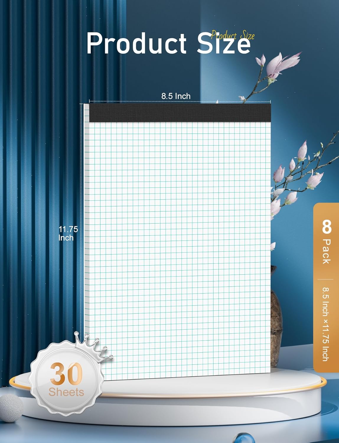 Graph Paper Pads 8.5 x 11, 8 P - Graph Paper Pad บทวิจารณ์และราคา