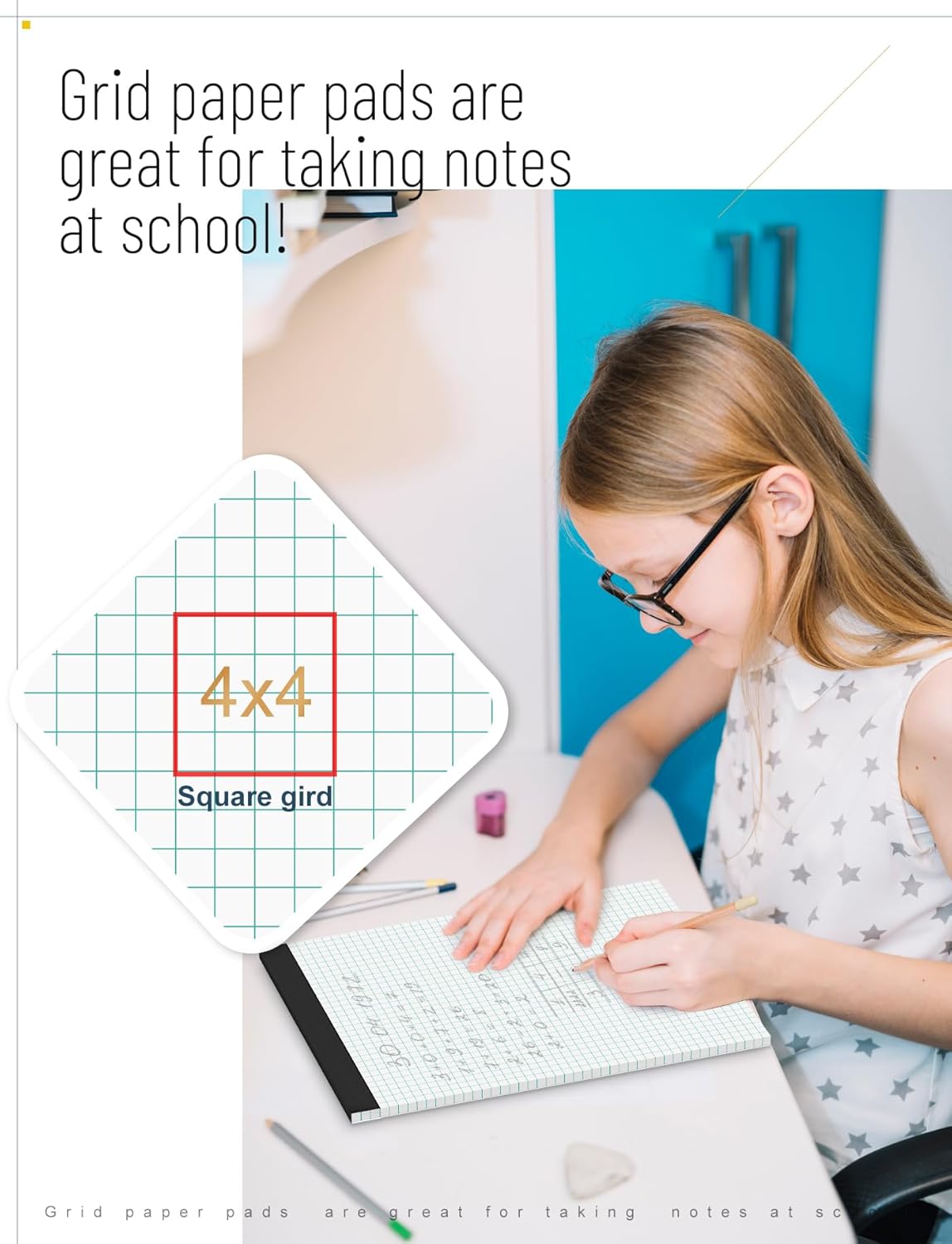 Graph Paper Pads 8.5 x 11, 8 P - Graph Paper Pad บทวิจารณ์และราคา